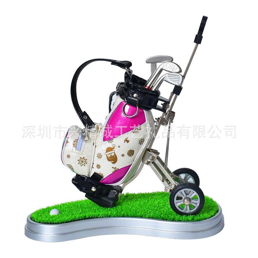 ⛳Golf Pen Holder + 3-Pen Set🏌️♂️Elevate Your Office Desk – A Hole-in-One for Style & Function