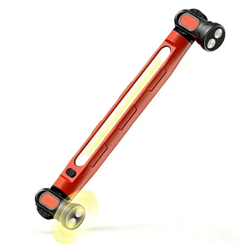 📢📢50% OFF !! ⏰3000LM LED Work Light – Magnetic + hook, 5200mAh battery, 360° rotation. Type‑C fast charge. Bright as day anywhere! 🔋✨