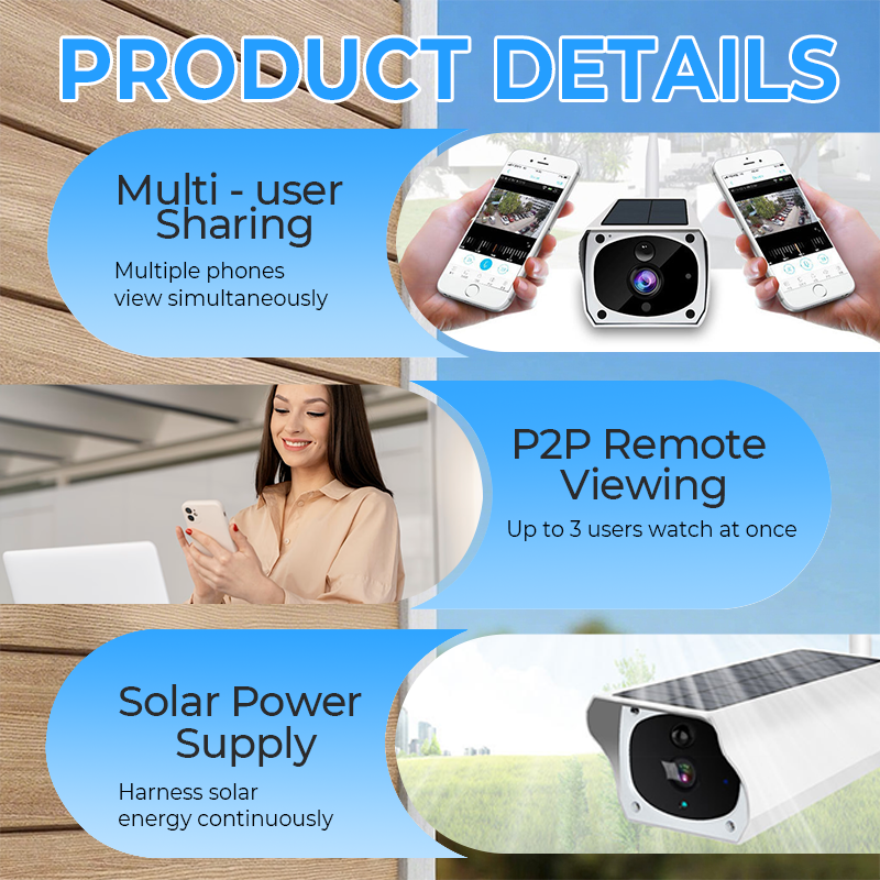 🔥50% off, free shipping ✨Solar Wireless Security Cameras