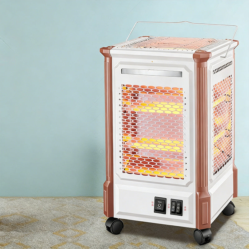 5 Sides Portable Electric Heater with BBQ Grill Top(50% OFF)