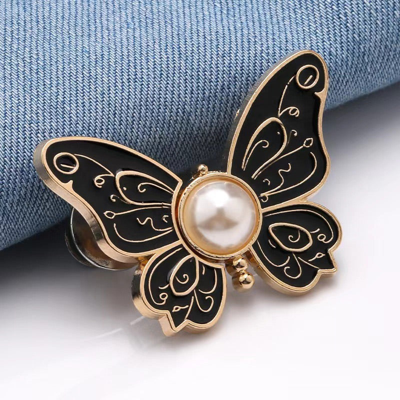 ๐ธ๐ฆ BUY 1 GET 1 FREE ๐๐ Removable Butterfly Waist Adjustment Buckle โ NoโTool, Adjustable Fit for Jeans, Skirts & Dresses, Creates Hourglass Shape โจ๐๐