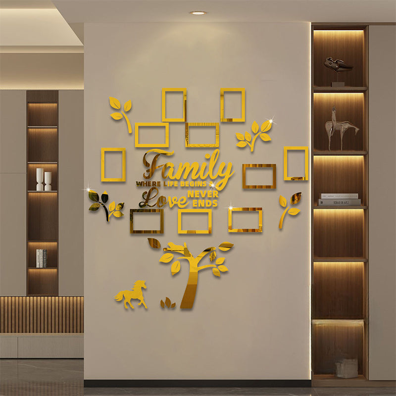 đ˘đ˘50% OFF !! â°3D Family Tree Photo Frame Wall Sticker