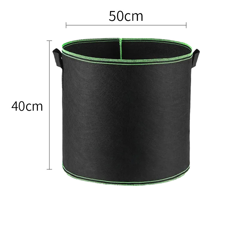 ๐ฑ๐ 5-Pack Thickened Non-Woven Grow Bag With Handles โ Heavy Duty, Breathable Fabric, Eco-Friendly, Large Capacity.