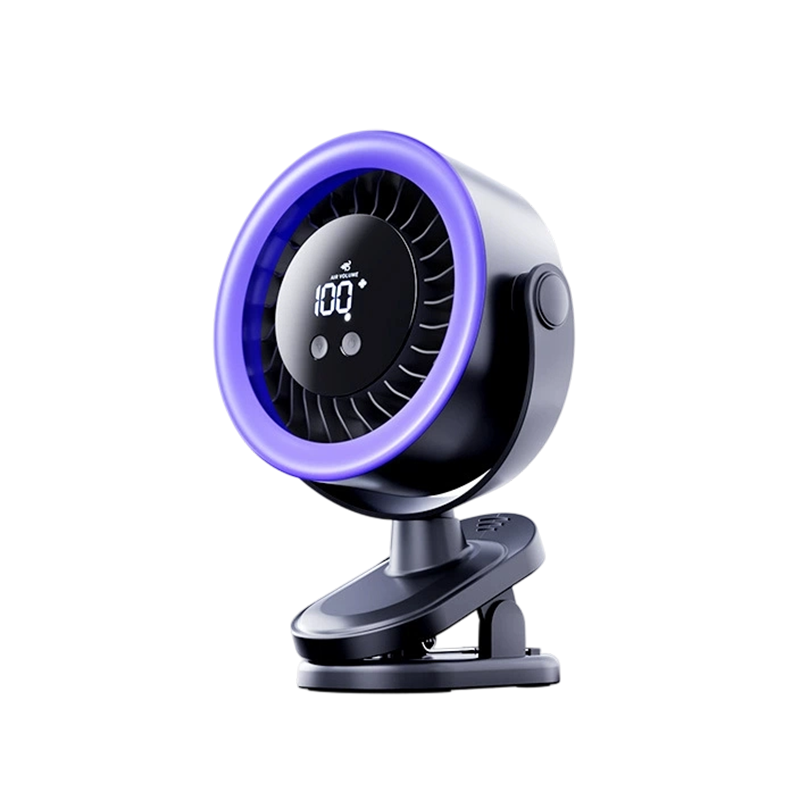 🌬️ USB Wall-Mountable Turbo Fan Digital Display Strong-Grip Clamp 💤 Ultra-Quiet Nighttime Cooling Omnidirectional Pivot 50% OFF Now!