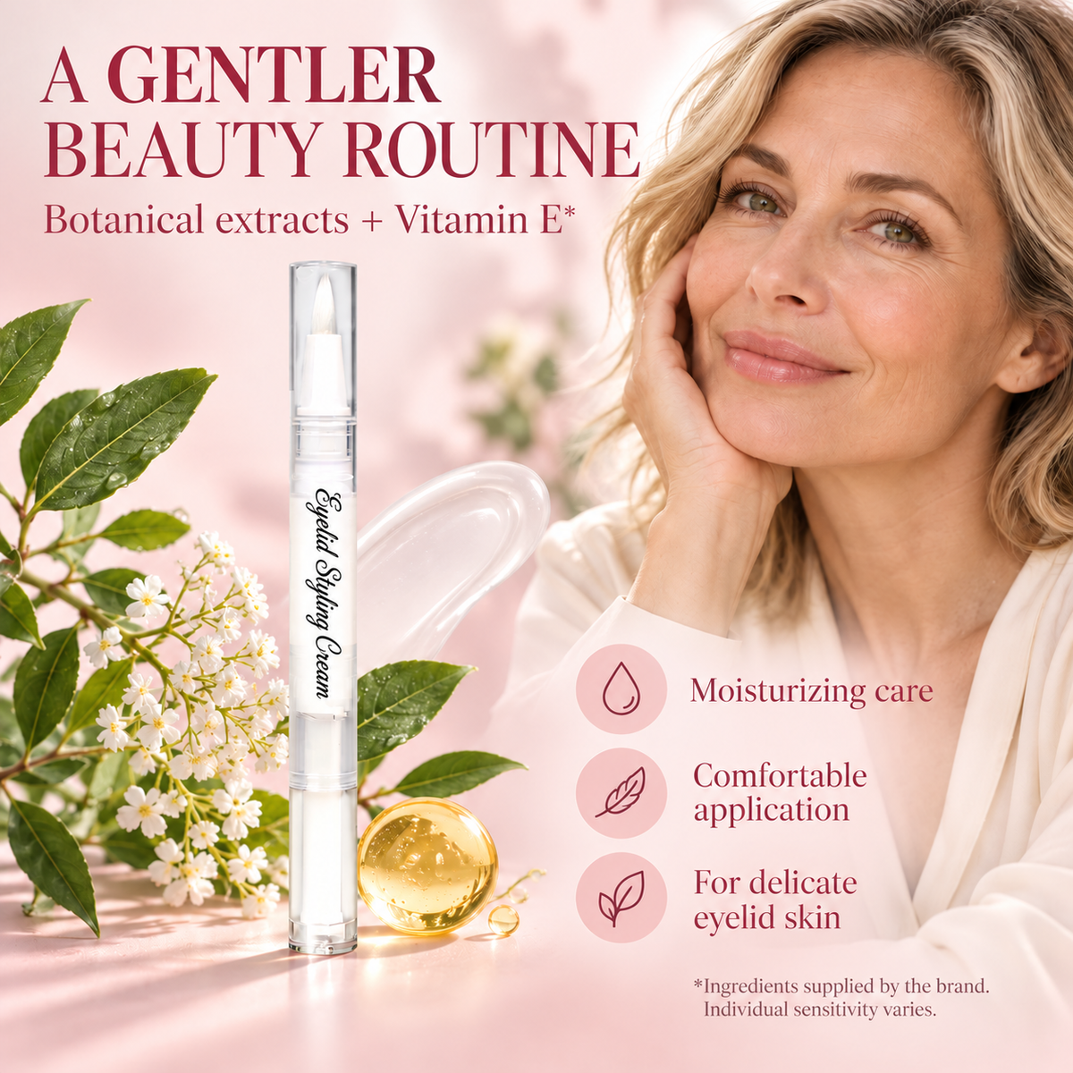 Long Lasting Invisible Double Eyelid Shaping Cream Natural and Traceless Double Eyelid Styling Gel