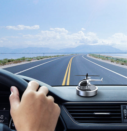 🚁 50% OFF NOW! ⚡ Metal Solar Helicopter Air Freshener – Solar powered rotation & stylish decor – Fresh scent diffuser, perfect for car dashboard or desk – eco-friendly and fun 🌿