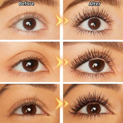 🥳BUY 1 GET 1 FREE:￡8.99!!💞50K+ SOLD!👁️✨ All-Day Beautiful Lashes, Smudge-Proof! Waterproof Fiber Mascara for Natural Volume. 💖💃