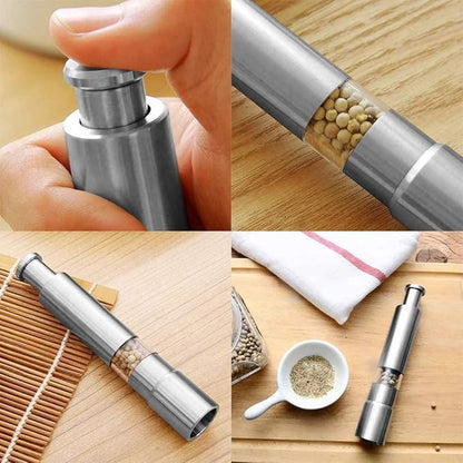 ⚡【Professional Grade】 Salt, Pepper & Spice Grinder⚡| Refillable Glass Chambers (Buy 2 Get 1 FREE)