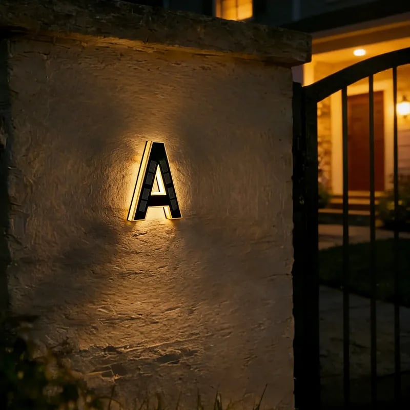 🔥Last Day 50% OFF🔥Solar Lighted House Numbers LED Numbers, Waterproof for Outside