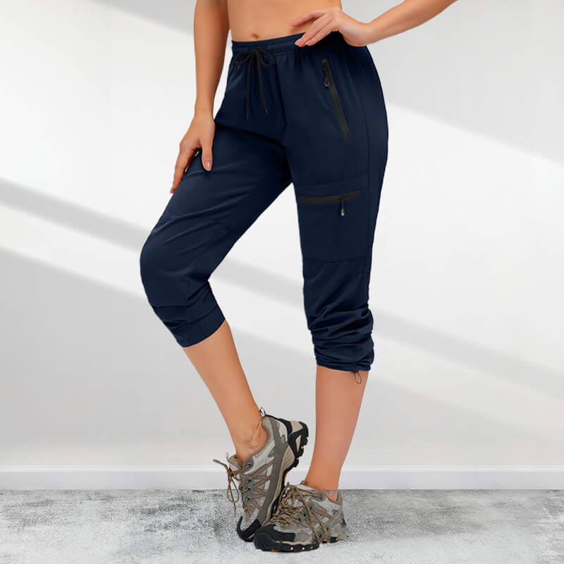 📢📢50% OFF !! ⏰Women's Hiking 5 Zipper Pockets Quick Drying Pants