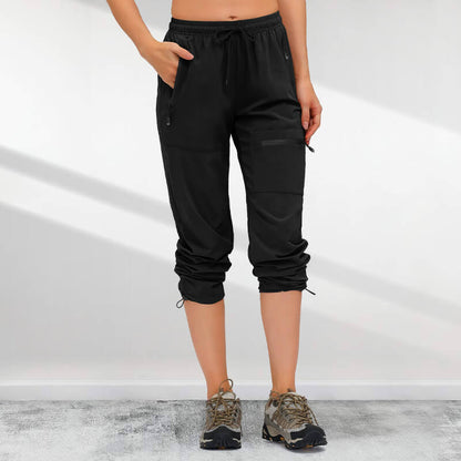 📢📢50% OFF !! ⏰Women's Hiking 5 Zipper Pockets Quick Drying Pants