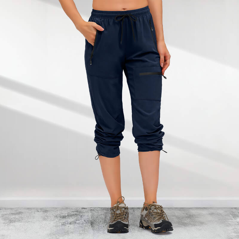 📢📢50% OFF !! ⏰Women's Hiking 5 Zipper Pockets Quick Drying Pants