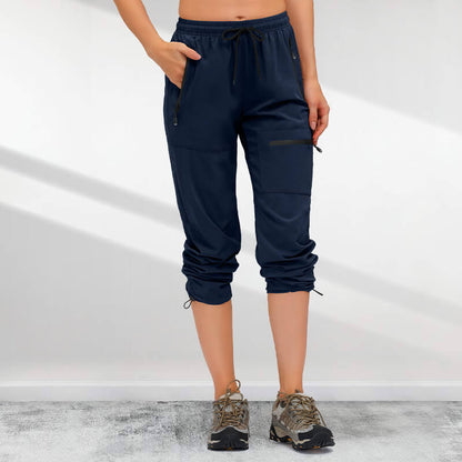 📢📢50% OFF !! ⏰Women's Hiking 5 Zipper Pockets Quick Drying Pants