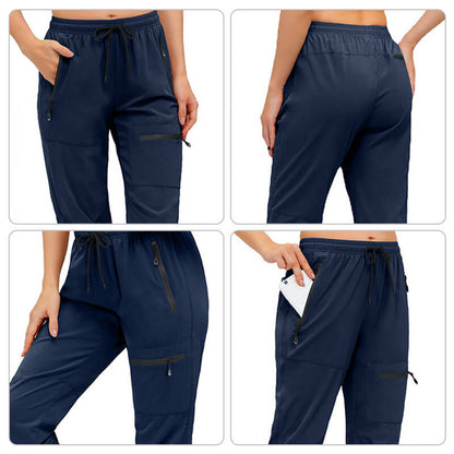 📢📢50% OFF !! ⏰Women's Hiking 5 Zipper Pockets Quick Drying Pants