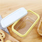 Butter Box With Lid Butter Tray & Cutting Mesh, Kitchen Airtight Storage Crisper