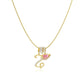 💖Last Day 50% OFF✨3-Layering Initial A-Z Letter Pendant Necklaces🎀