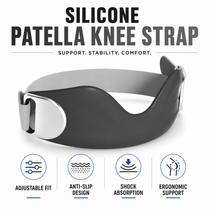 🔥50% OFF！⏰️ Silicone Patella Knee Strap for Knee Pain Relief🦵