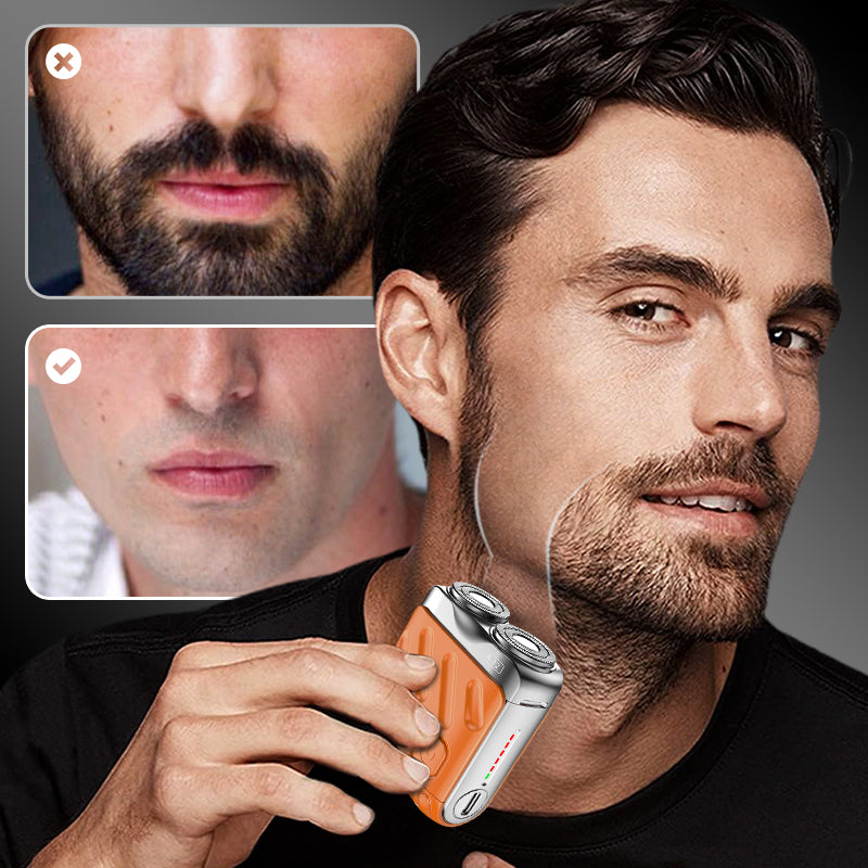 🥳2026 HOT SALE🥳💞50K+ SOLD!🌊🌀 50% OFF! Rotary Electric Shaver – 360° precise shaving, quiet & smooth. IPX7 waterproof, easy rinse. Compact design, gentle on sensitive skin. A daily essential. 🪒🕊️