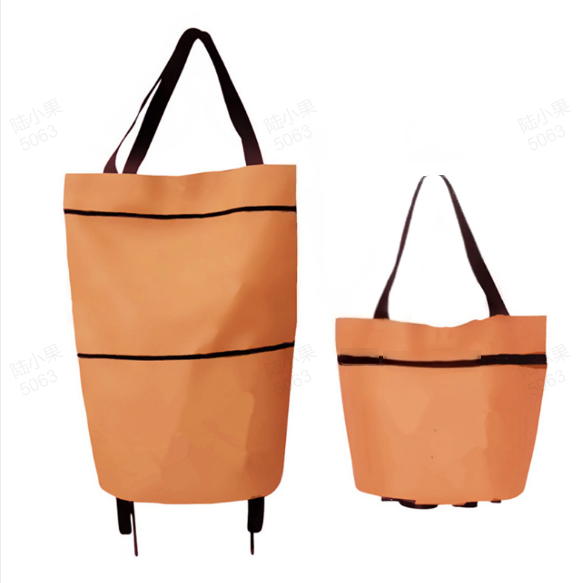 💥 Last Day! Special Sale 🛒 Foldable Grocery Cart Bag – The Rolling Shopping Bag That Saves Your Back