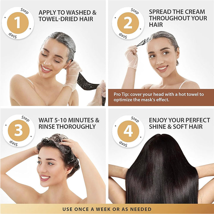 📢BUY 2 GET 1 FREE🔥Luxurious Hair Mask with Deep Conditioning