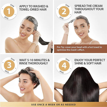 📢BUY 2 GET 1 FREE🔥Luxurious Hair Mask with Deep Conditioning