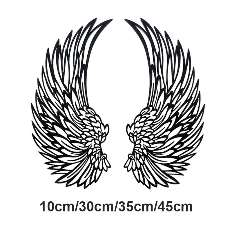 📢📢50% OFF🌟🌟Angel Wings Wall Art In Metal With LED Lights