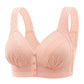 Front Button Breathable Skin-Friendly Cotton Bra