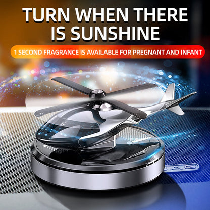 🚁 50% OFF NOW! ⚡ Metal Solar Helicopter Air Freshener – Solar powered rotation & stylish decor – Fresh scent diffuser, perfect for car dashboard or desk – eco-friendly and fun 🌿