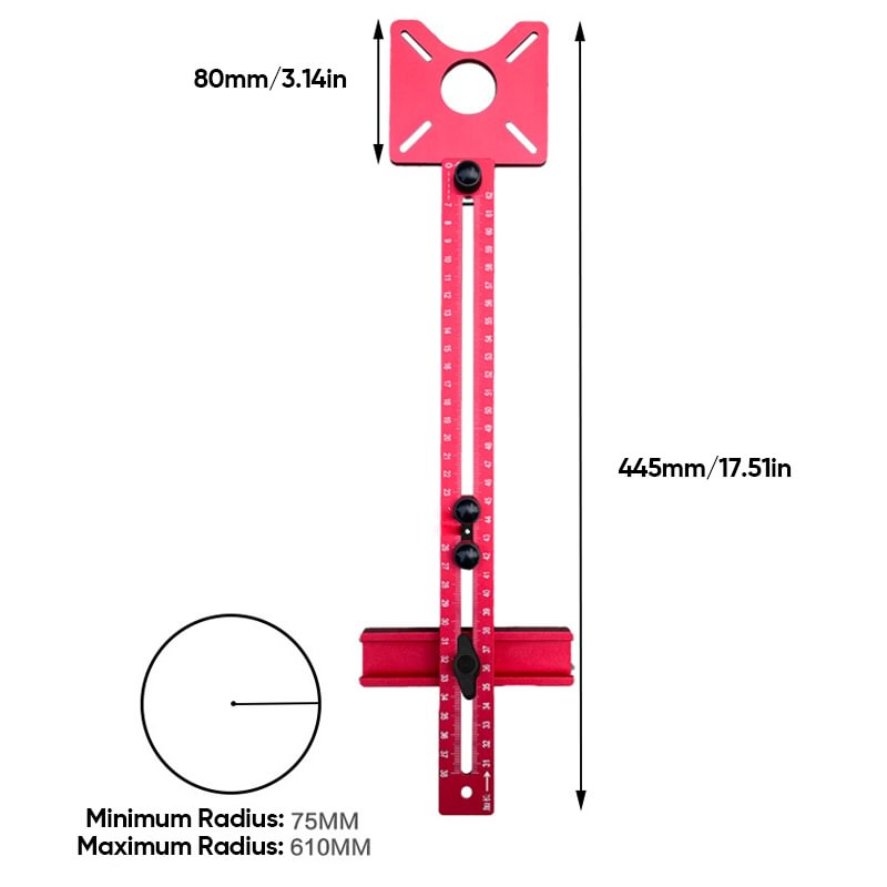 🔧50% OFF! ✨ 3-in-1 Router Milling Groove Bracket – Adjustable, Inch/cm Scales, Modular Design 🛠️