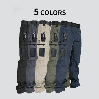 🏆Last Day Promotion：ONLY ￡25.99!!🔥Men’s 4-Season Outdoor Work Cargo Pants – Waterproof, Abrasion-Resistant & Travel-Ready