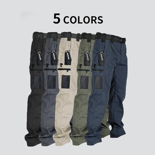 🏆Last Day Promotion：ONLY ￡25.99!!🔥Men’s 4-Season Outdoor Work Cargo Pants – Waterproof, Abrasion-Resistant & Travel-Ready
