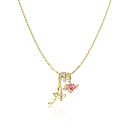 💖Last Day 50% OFF✨3-Layering Initial A-Z Letter Pendant Necklaces🎀
