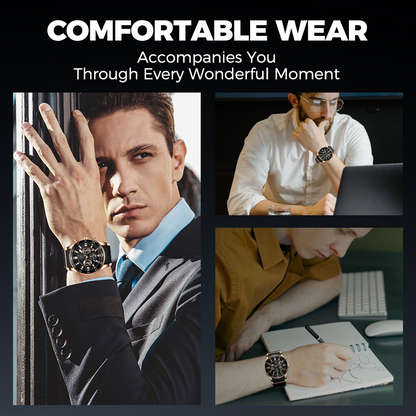 ⌚ 50% OFF! ⏳ Men's Waterproof Multifunctional Quartz Watch – Stylish & Durable ✨