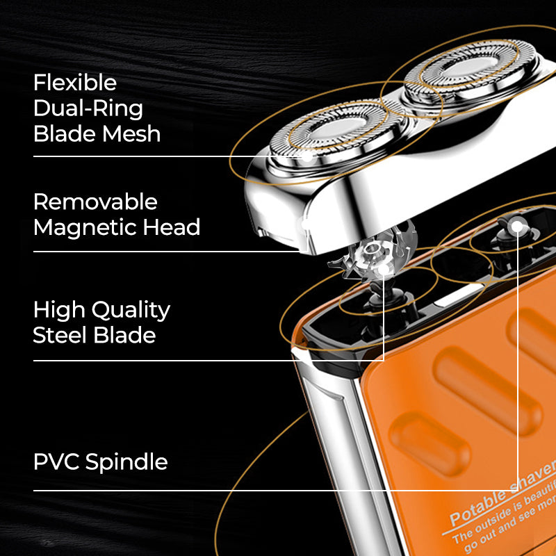 🥳2026 HOT SALE🥳💞50K+ SOLD!🌊🌀 50% OFF! Rotary Electric Shaver – 360° precise shaving, quiet & smooth. IPX7 waterproof, easy rinse. Compact design, gentle on sensitive skin. A daily essential. 🪒🕊️