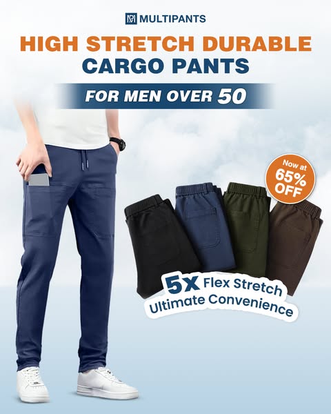 🔥Last Day Sale 50% OFF🏆MultiPants – High Stretch Multi-pocket Durable Cargo Pants