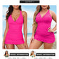 🩱2026 New Type 50% OFF👙Deep V Cross-Back Ruched One-Piece Swimsuit