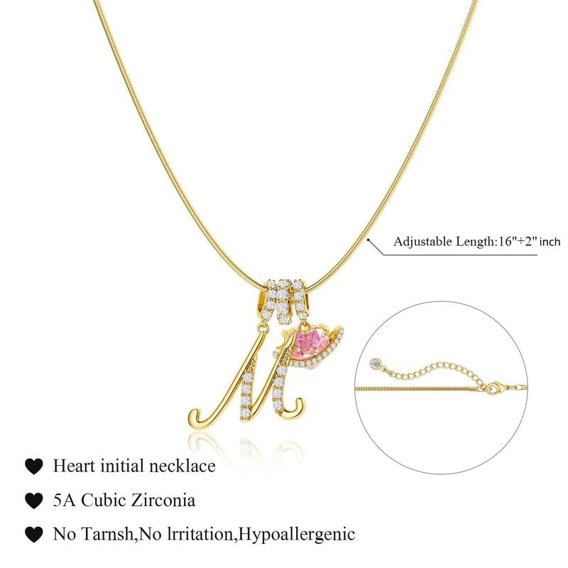 💖Last Day 50% OFF✨3-Layering Initial A-Z Letter Pendant Necklaces🎀