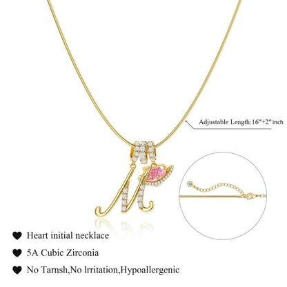 💖Last Day 50% OFF✨3-Layering Initial A-Z Letter Pendant Necklaces🎀
