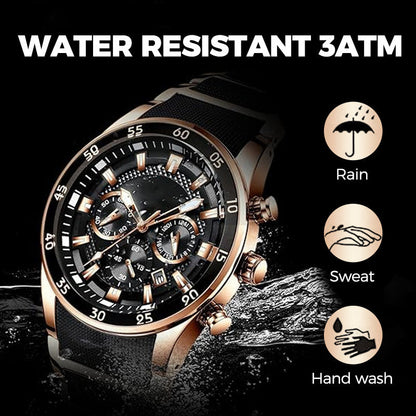 ⌚ 50% OFF! ⏳ Men's Waterproof Multifunctional Quartz Watch – Stylish & Durable ✨