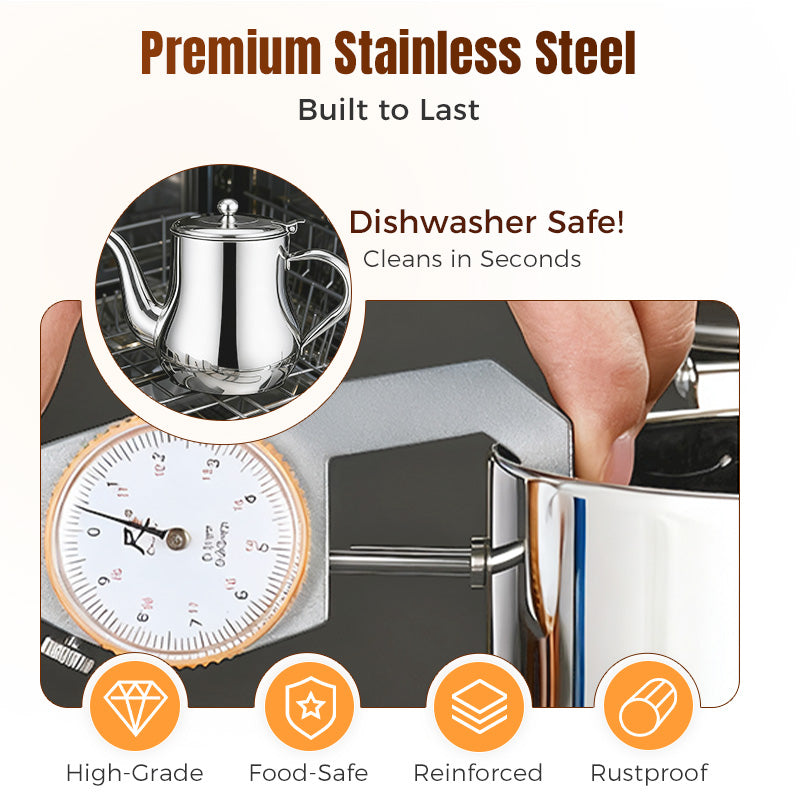 🍳50% OFF – Stainless Steel Oil Filter Pot – Strain, Store & Pour! | Reusable Filter + Durable Build | Keep Your Cooking Oil Clean & Fresh 🧈✨