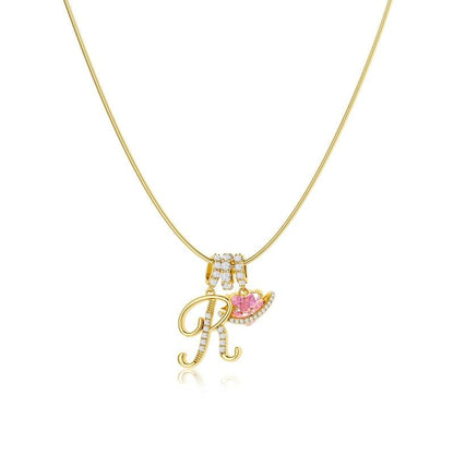 💖Last Day 50% OFF✨3-Layering Initial A-Z Letter Pendant Necklaces🎀