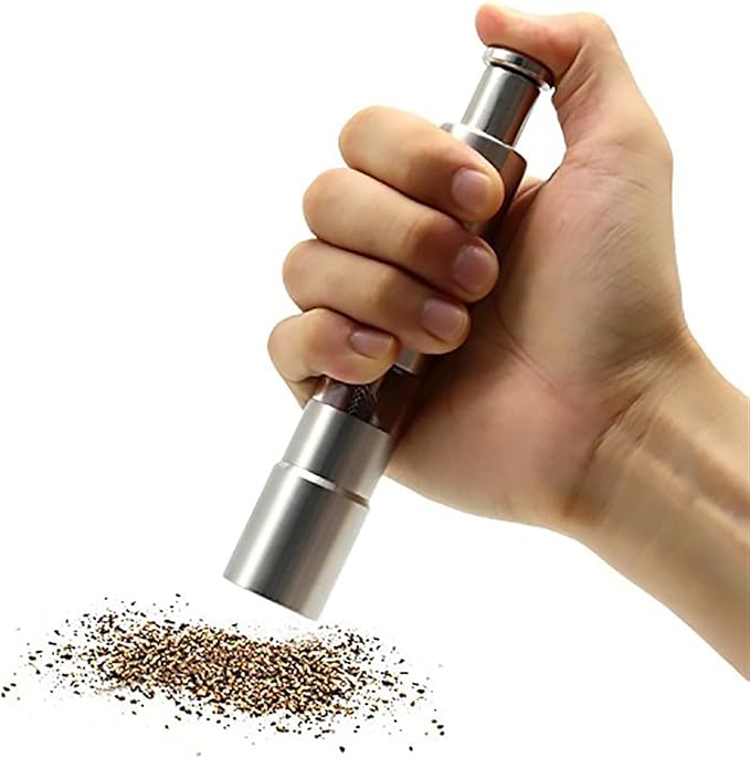 ⚡【Professional Grade】 Salt, Pepper & Spice Grinder⚡| Refillable Glass Chambers (Buy 2 Get 1 FREE)
