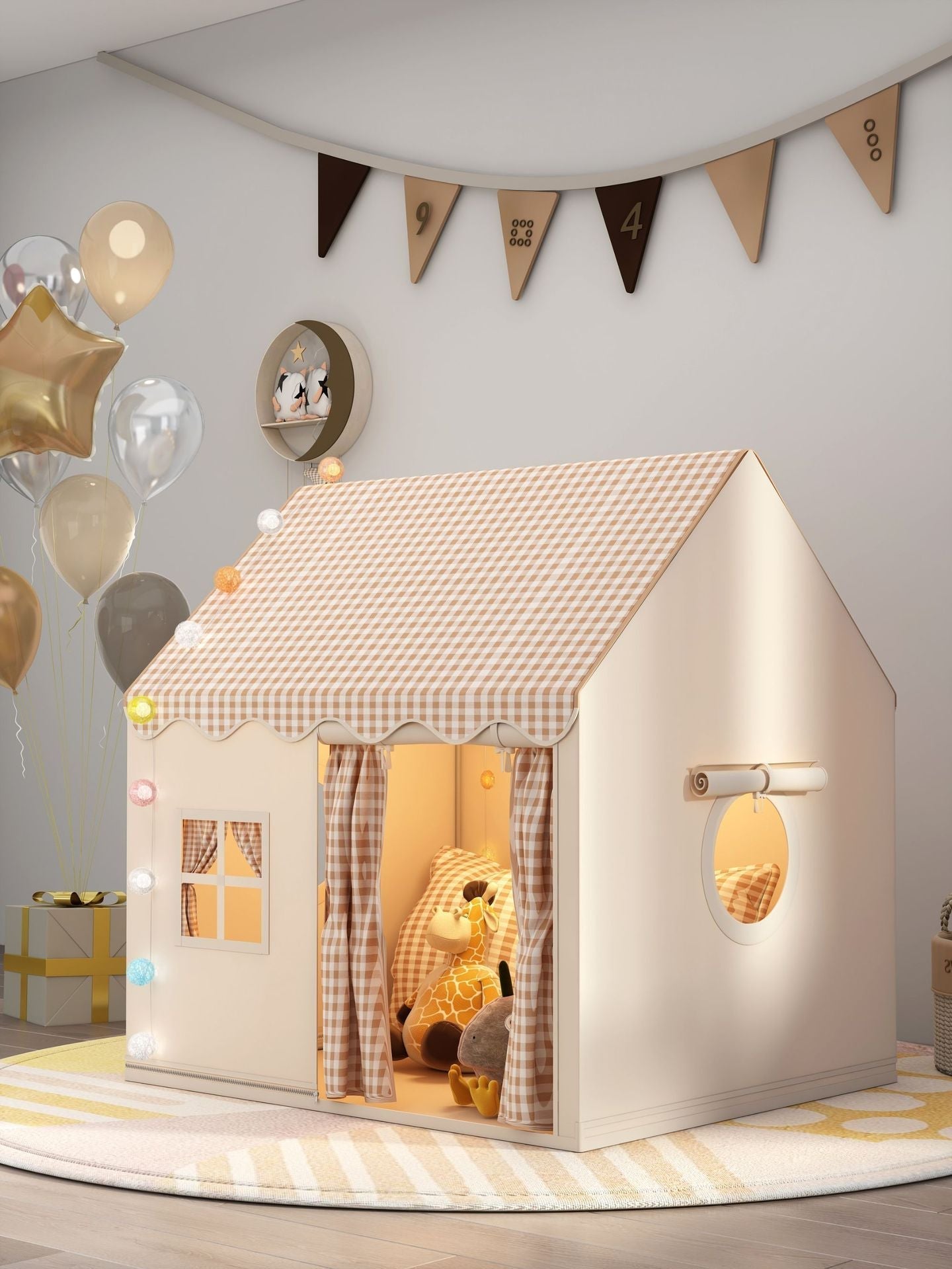📢📢50% OFF !! ⏰Children's Play Tent Castle
