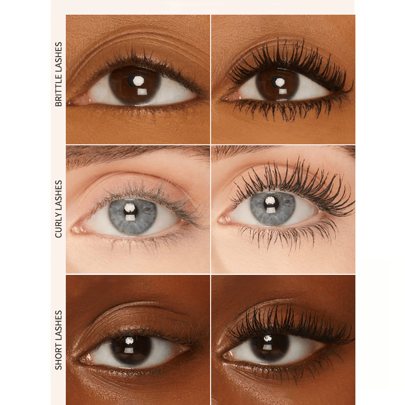 🥳BUY 1 GET 1 FREE:￡8.99!!💞50K+ SOLD!👁️✨ All-Day Beautiful Lashes, Smudge-Proof! Waterproof Fiber Mascara for Natural Volume. 💖💃