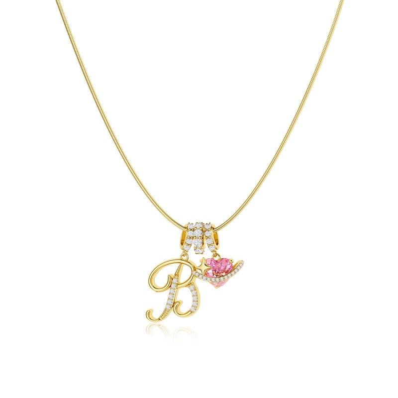 💖Last Day 50% OFF✨3-Layering Initial A-Z Letter Pendant Necklaces🎀