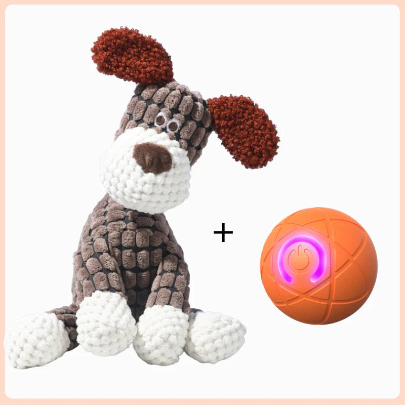 ⏰🔥Buy 1 Get 1 free!🐾 AUTO-BOUNCING SMART PET BALL WITH REMOTE CONTROL— 3 Interactive Modes | Chew-Resistant E-TPU | USB-C Rechargeable 🎾