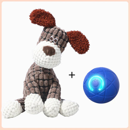 ⏰🔥Buy 1 Get 1 free!🐾 AUTO-BOUNCING SMART PET BALL WITH REMOTE CONTROL— 3 Interactive Modes | Chew-Resistant E-TPU | USB-C Rechargeable 🎾