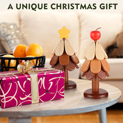 🎄 LIMITED‑TIME 49% OFF! 🔥 Natural Wooden Tree Trivets for Hot Dishes – Festive, Foldable, Durable ✨