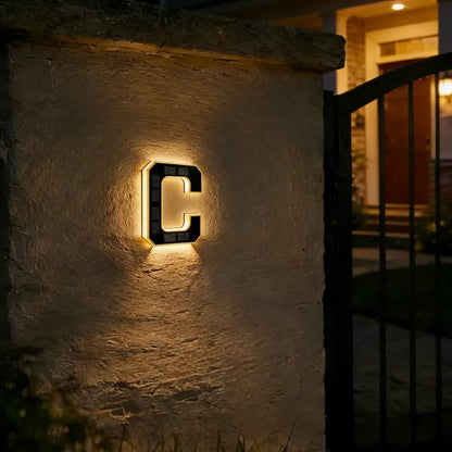 🔥Last Day 50% OFF🔥Solar Lighted House Numbers LED Numbers, Waterproof for Outside