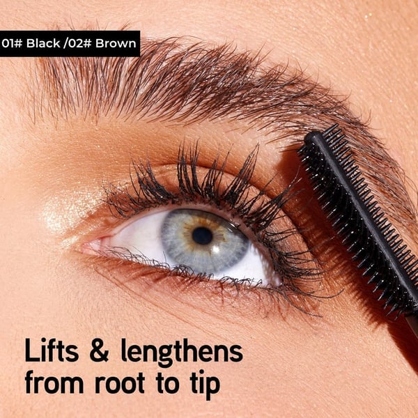 🥳BUY 1 GET 1 FREE:￡8.99!!💞50K+ SOLD!👁️✨ All-Day Beautiful Lashes, Smudge-Proof! Waterproof Fiber Mascara for Natural Volume. 💖💃